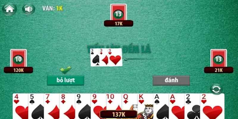 Khái niệm kỹ thuật đếm lá trong tiến lên