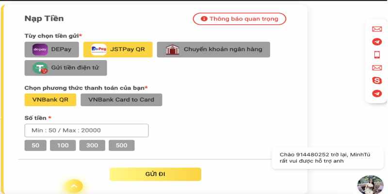 Giao dịch qua internet banking cực nhanh